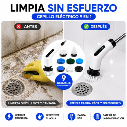 Cepillo Electrico Limpieza 9 en 1